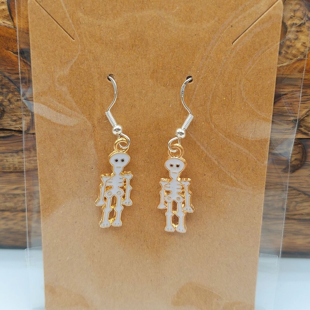 Skeleton Earrings Halloween Earrings